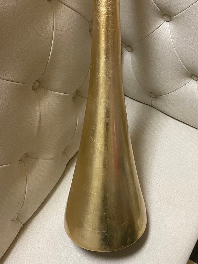 希少♦️高級 漆器フラワーベース♦️高１４０㎝♦️金♦️映えインテリア♦️金運♦️送料込