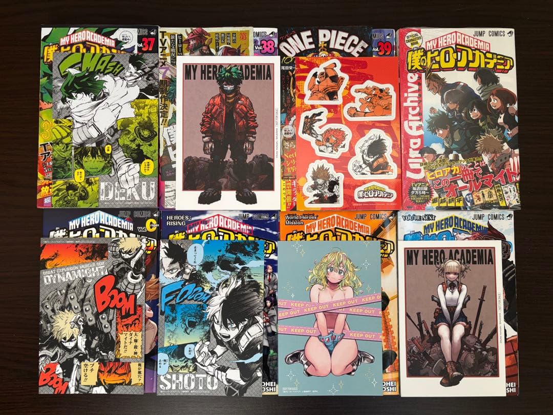 僕のヒーローアカデミア 1〜42巻 全巻初版 帯 チラシ 限定カバー 特典5冊