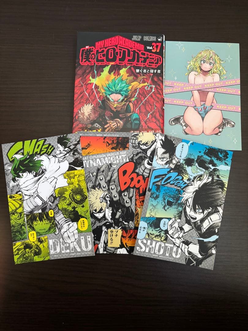 僕のヒーローアカデミア 1〜42巻 全巻初版 帯 チラシ 限定カバー 特典5冊