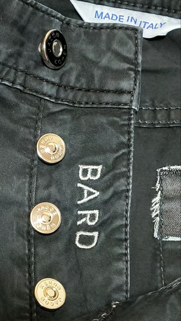 ヤコブコーエン BARD 29 黒 ストレッチ チノパン