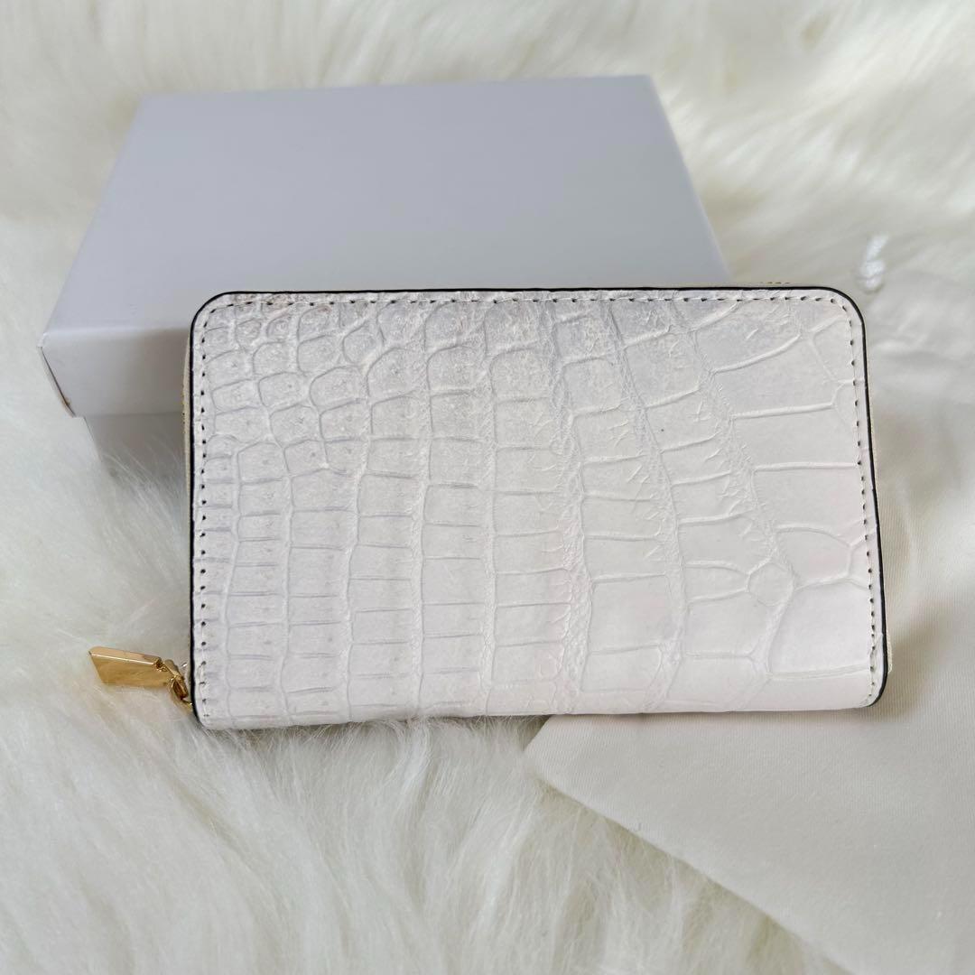 新品未使用✨クロコダイル革✨ヘンローン ヒマラヤ コンパクトウォレット