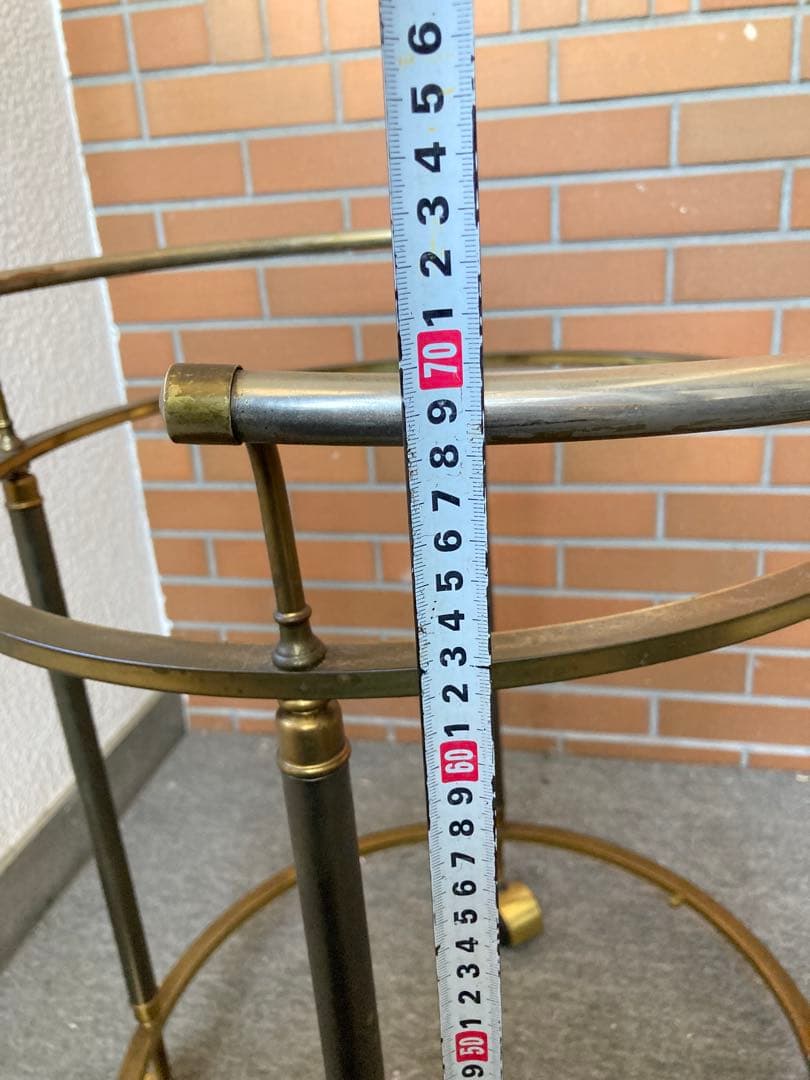 キッチンワゴン　ガーデニング雑貨アンティーク　フラワースタンド　ジャンクガーデン