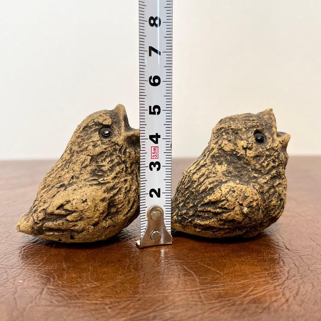 小鳥　ひな　陶器　置物　スウェーデン