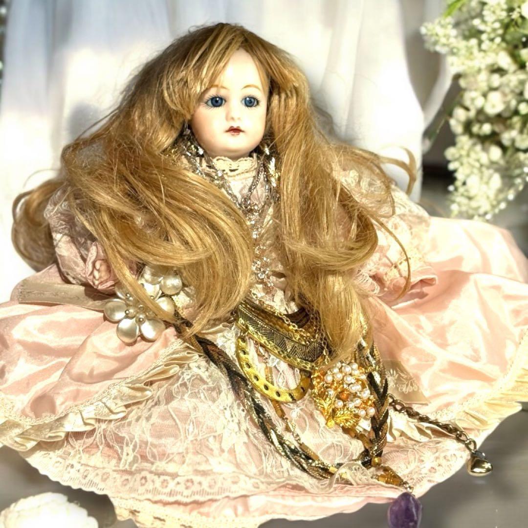 沙羅 アンティーク ビスクドール ゴーチェ ヘッド✕現代ビスクボディ再構成