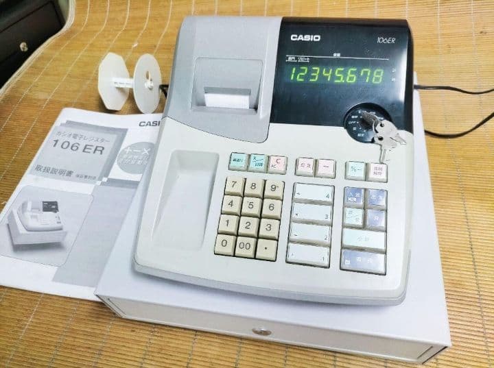 カシオレジスター　106ER　簡単便利特殊　送料込　000152