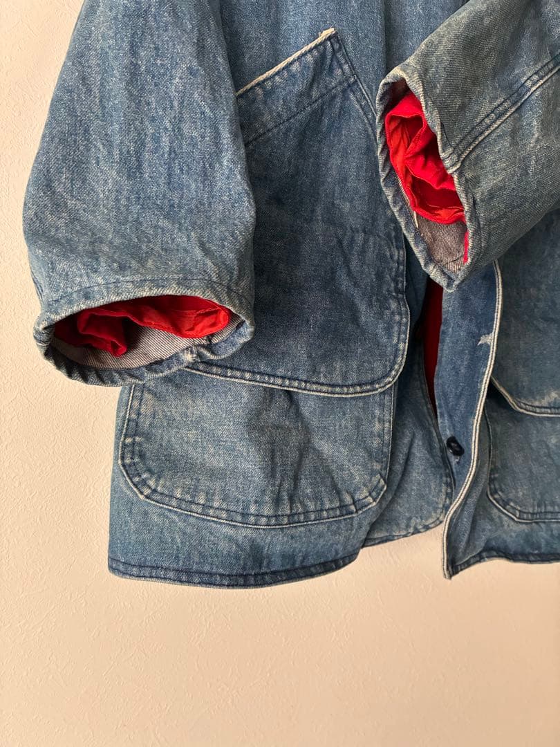 80's L.L.Bean デニムカバーオール　ハンティングジャケット　3WAY