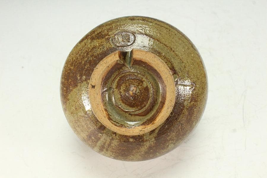 茶道具 出雲 楽山焼 空権作 共箱 裏千家 鵬雲斎書付(K-YC557)