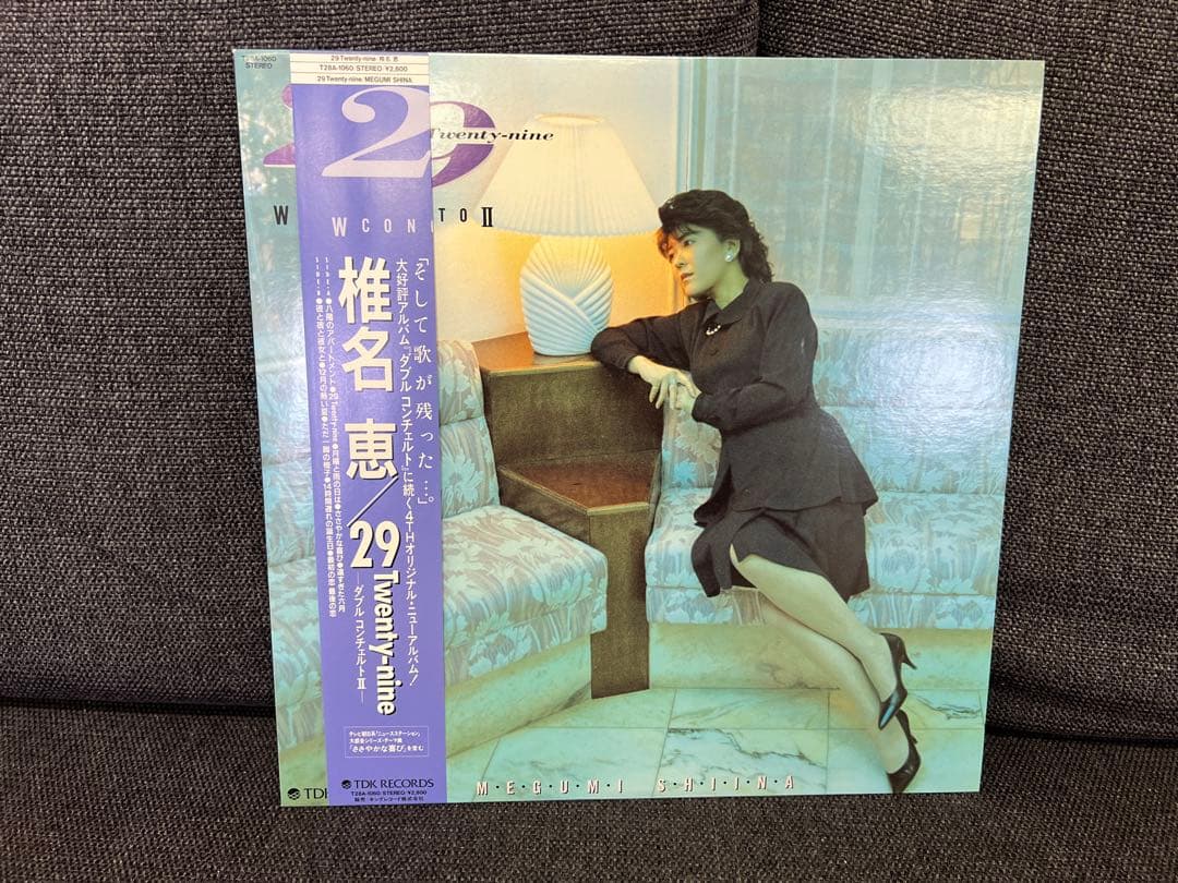 LP邦楽　椎名恵 29 Twenty-nine T28A-1060 帯付1988