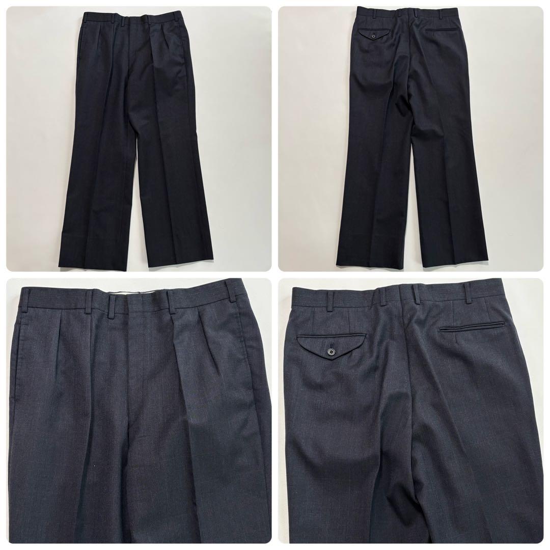 バーバリー スーツ セットアップ Lサイズ チェック柄 ネイビー