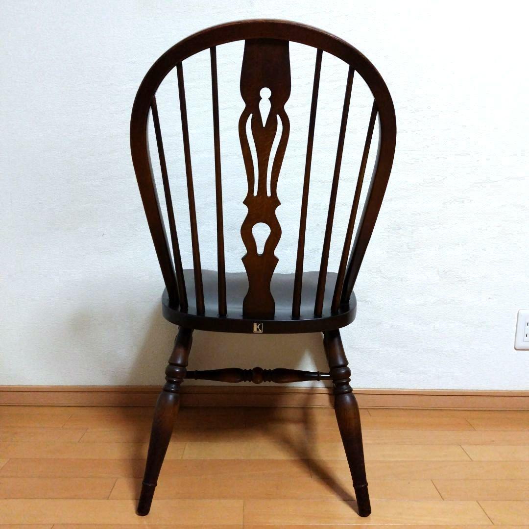 ◯まい飛騨産業　ダイニングチェア【キツツキマーク】