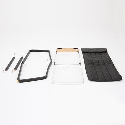 揺れるハイバックチェア スリムサイズ 幅60 ブラック