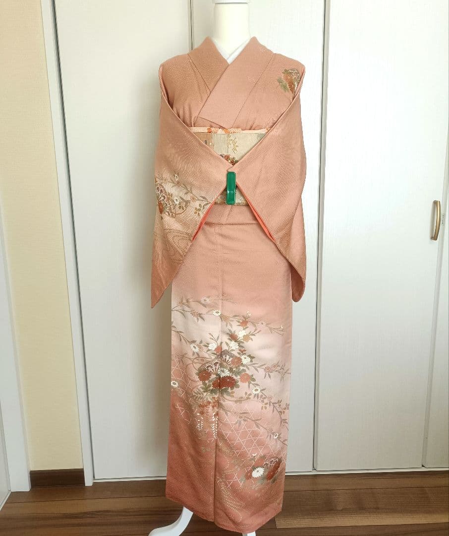 正絹訪問着　フルセット4点　入学式　卒業式　結婚式　宮参り