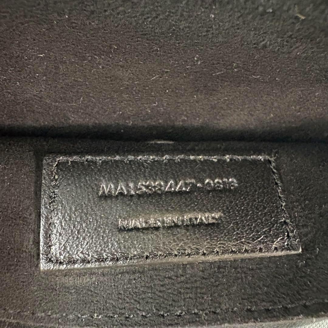 【極美品】サンローラン テディ ショルダーバッグ チェーン 巾着 レザー508A