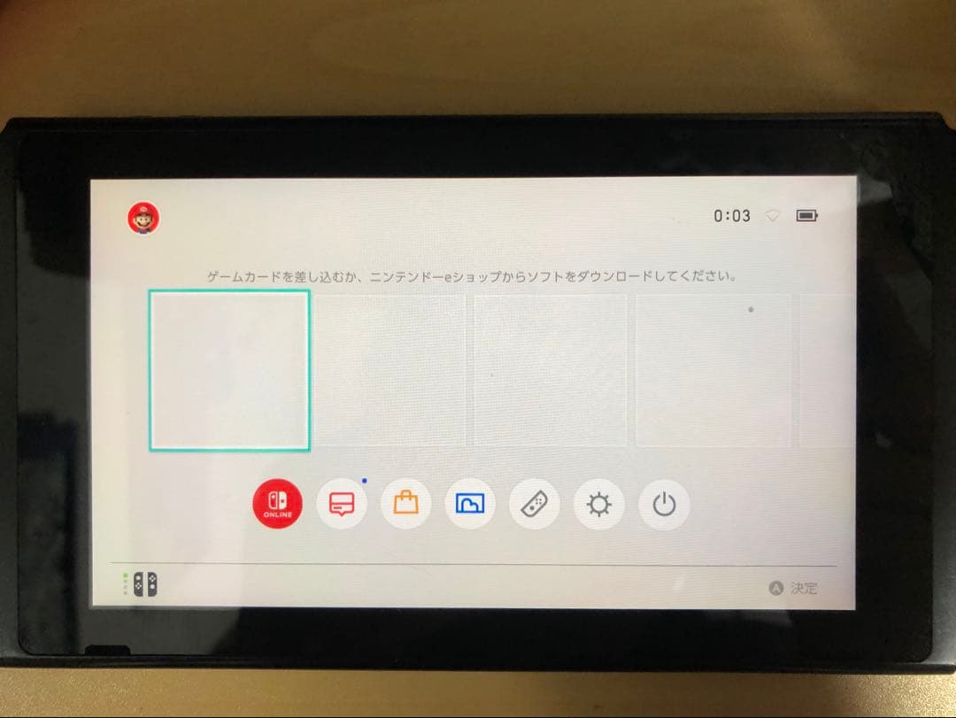 (テツ)Nintendo Switch 本体 液晶に不具合あり