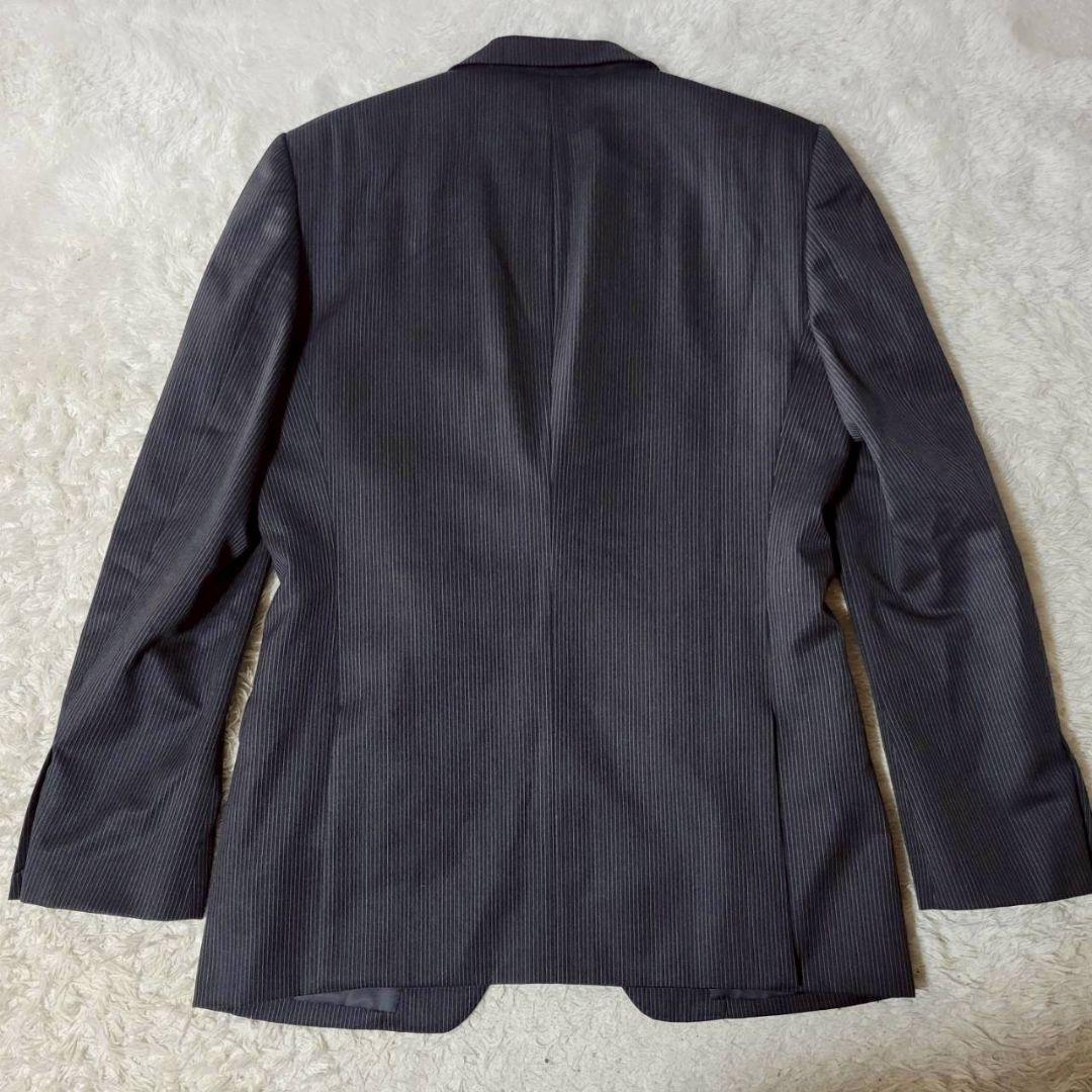 美品✨　大きいサイズ　XL相当　タケオキクチ　スリーピース　スーツ　ストライプ