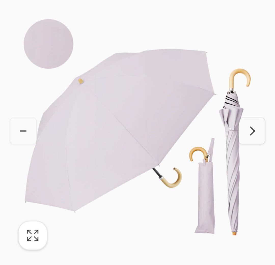 COKAGE+木手元55cm 2WAY 2段折り畳み傘 東レサマーシールド