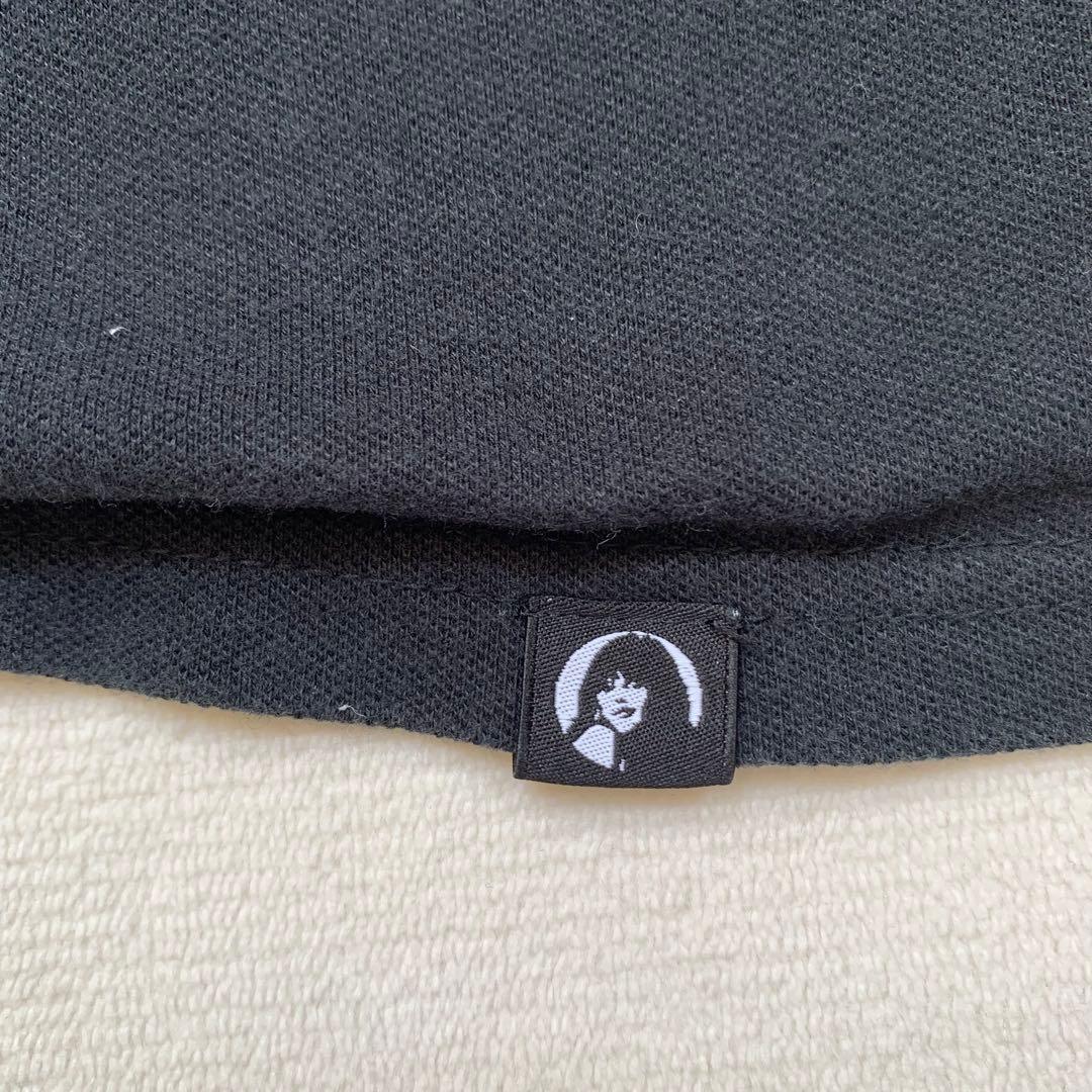 ヒステリックグラマー　ポロシャツ　V.I.PCLUB 28 ブラック　黒　半袖