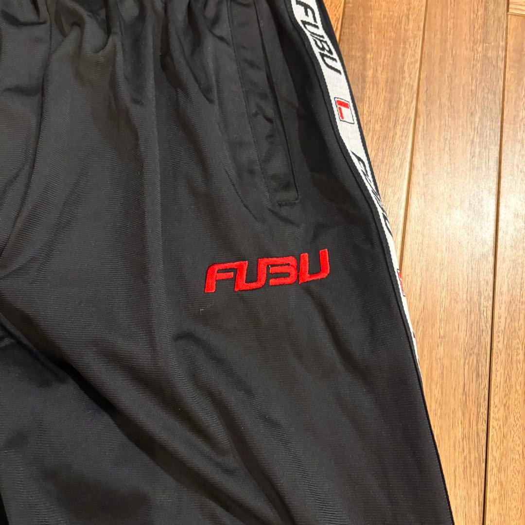 う*ー様 90s FUBU ジャージ セットアップ ブラック トラック パンツ