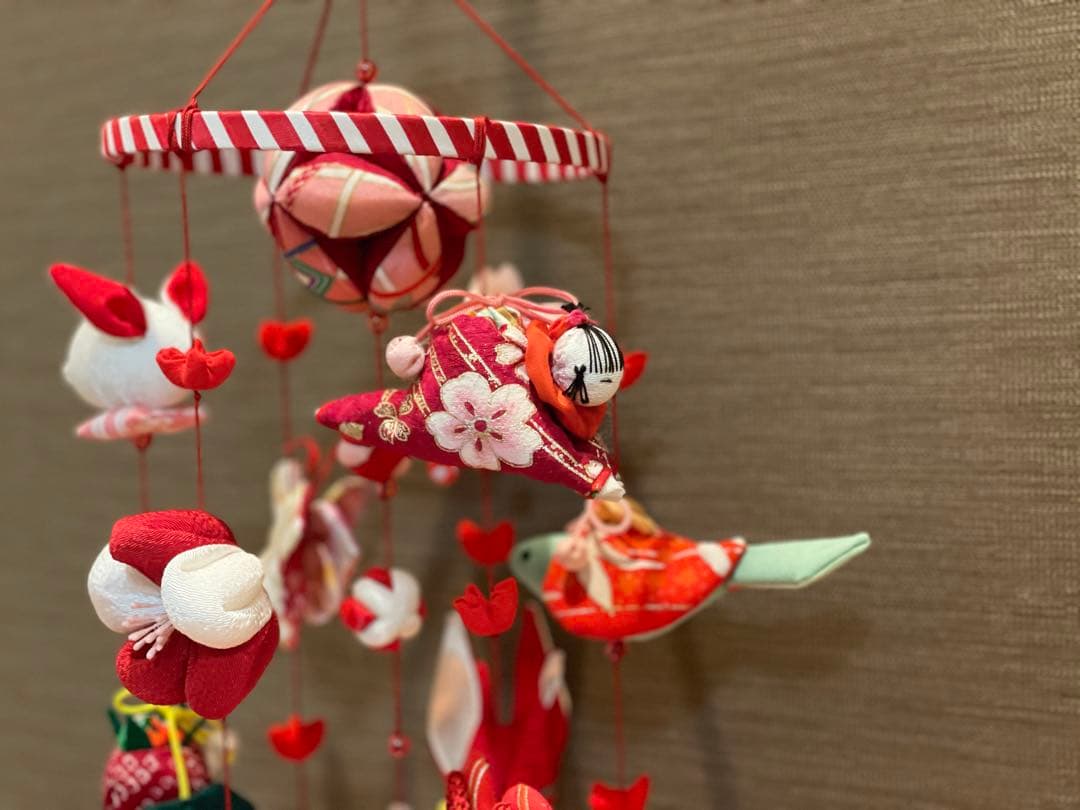 可愛いつるし雛No.116 ひな人形・桃の節句・初節句飾り・さげもんつるし飾り