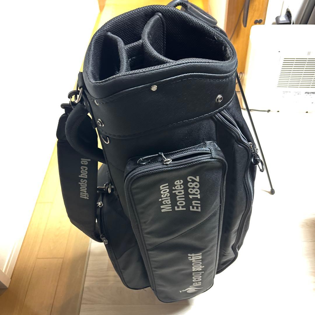 美品【2in1】ルコックゴルフ セルフクラブケース内蔵キャディバッグ