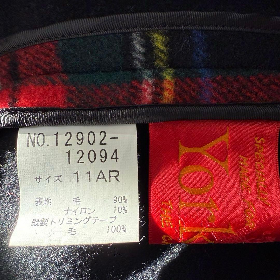 ヨークランド Yorkland チェック柄 ウール ヴィンテージ 赤 緑