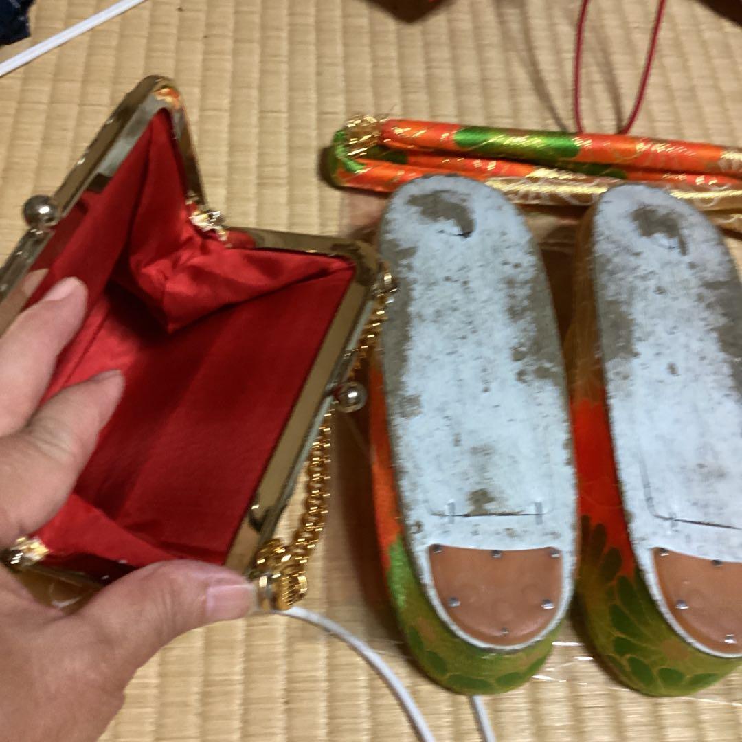 七五三7歳用　フルセット　帯幅18センチ　草履21センチ