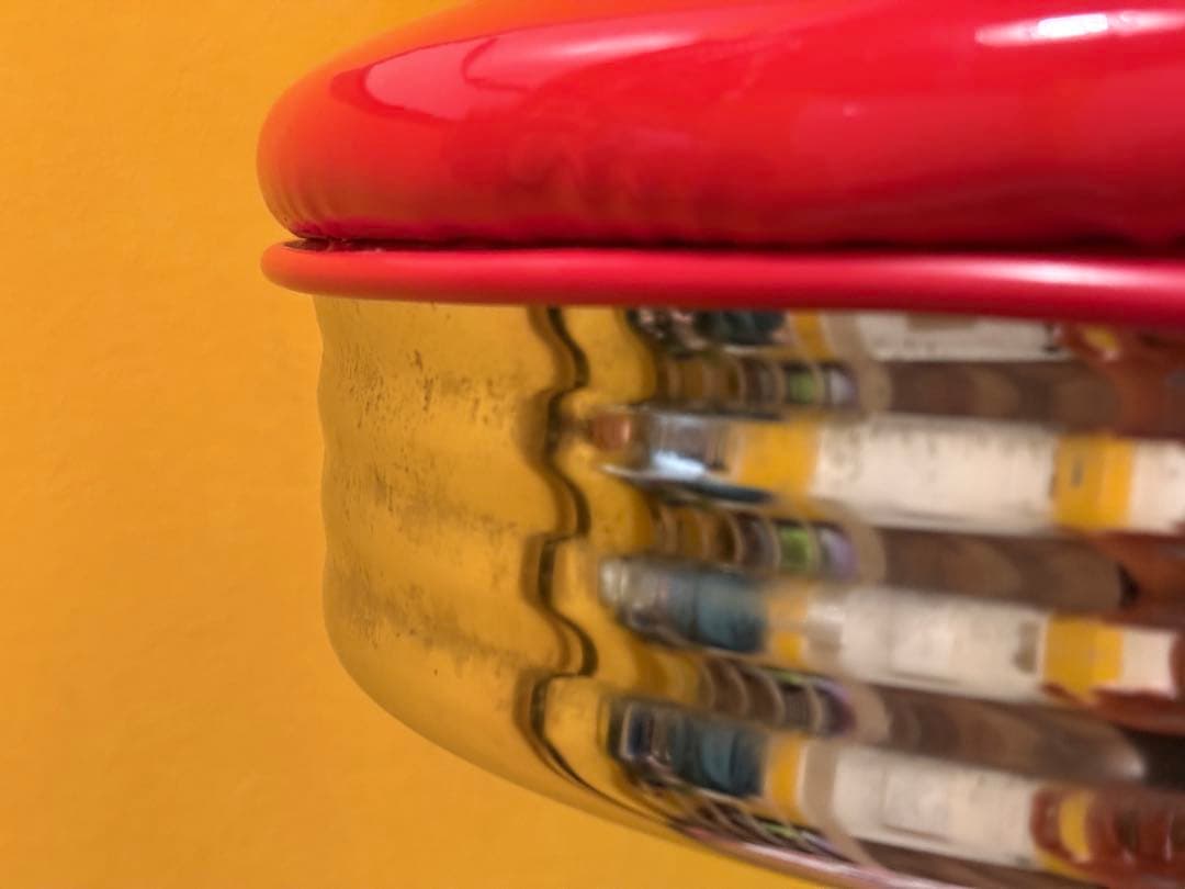 Coca-Cola バースタイル ハイチェア回転式 赤