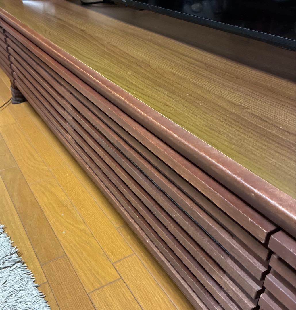 ☆スズキ☆木製テレビ台 ローボード　北欧　180cm ウォールナット