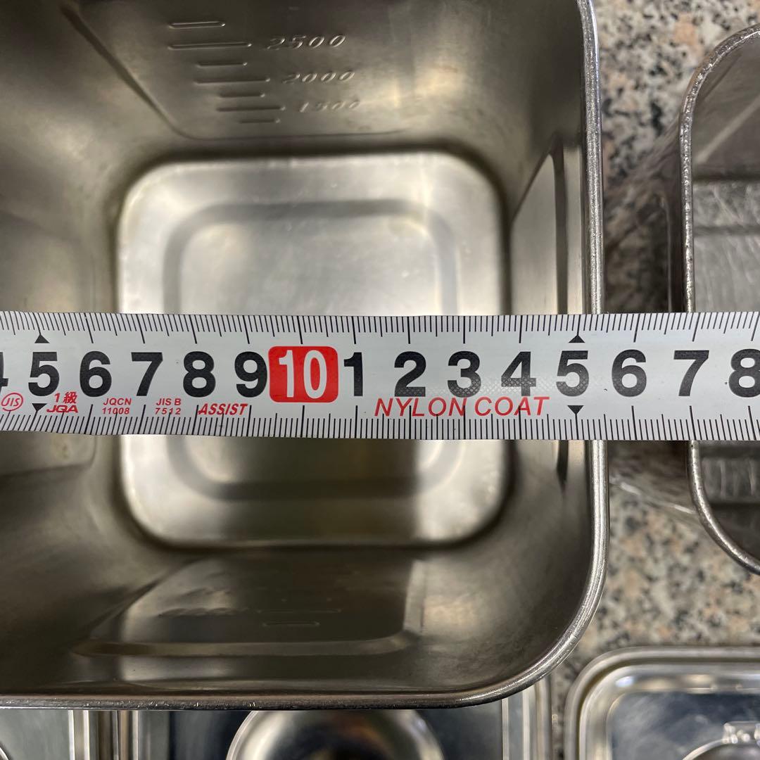 深型角キッチンポット 5点セット 業務用 調味料ケース キッチン 保存容器格安