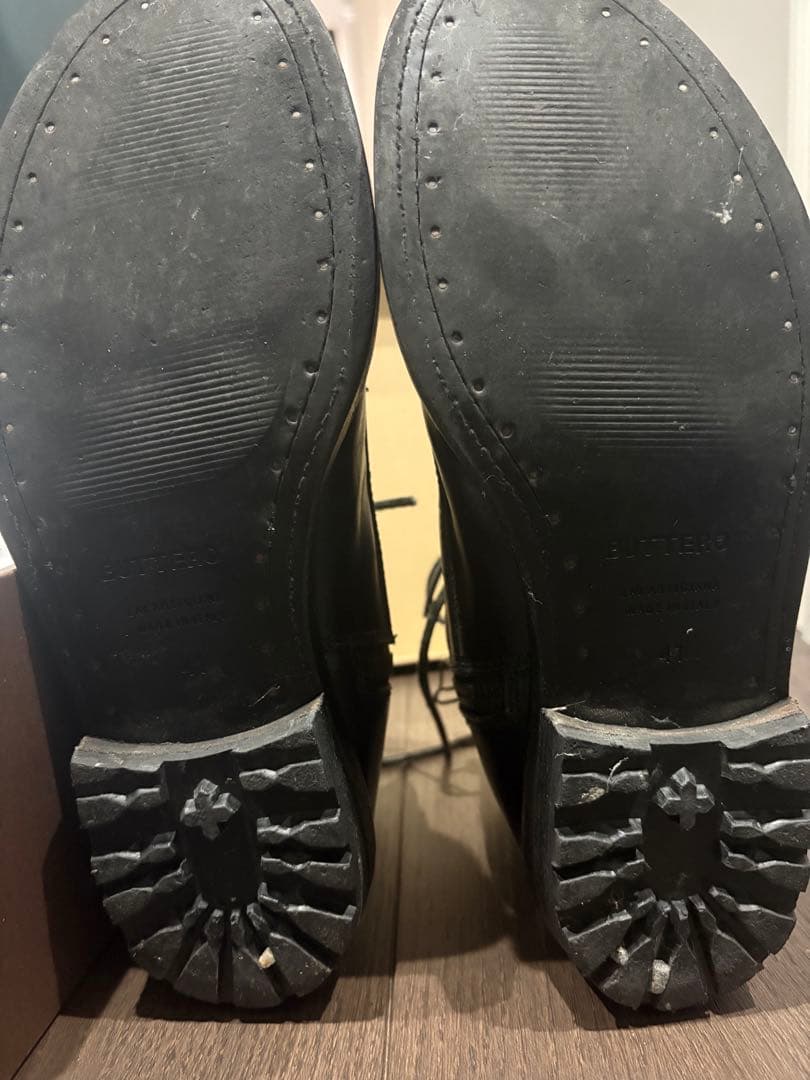 ブッテロ　BUTTERO ワークブーツ　ブラック黒　41