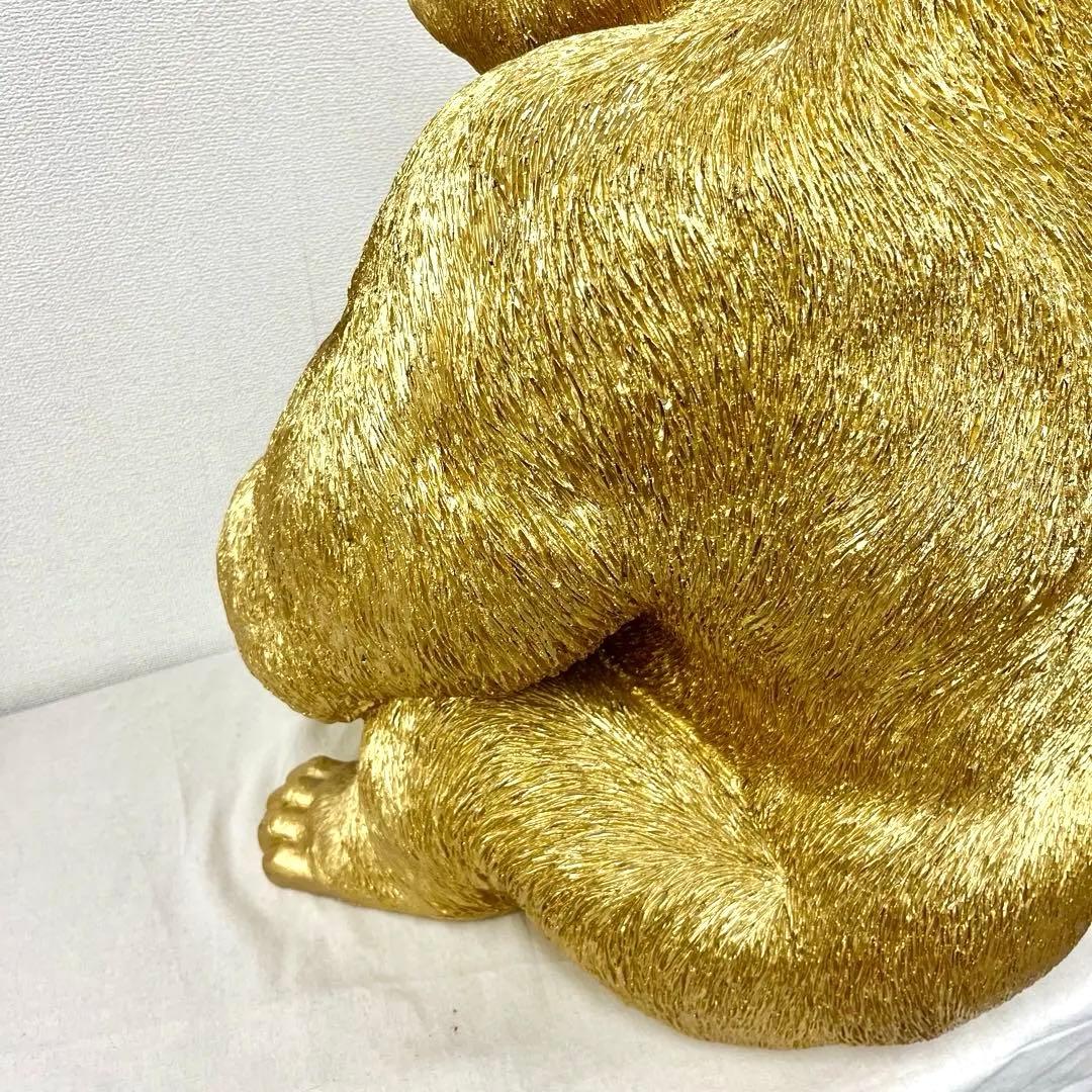 【圧倒的存在感】KARE デザイン ゴリラ オブジェ ゴールド XLサイズ