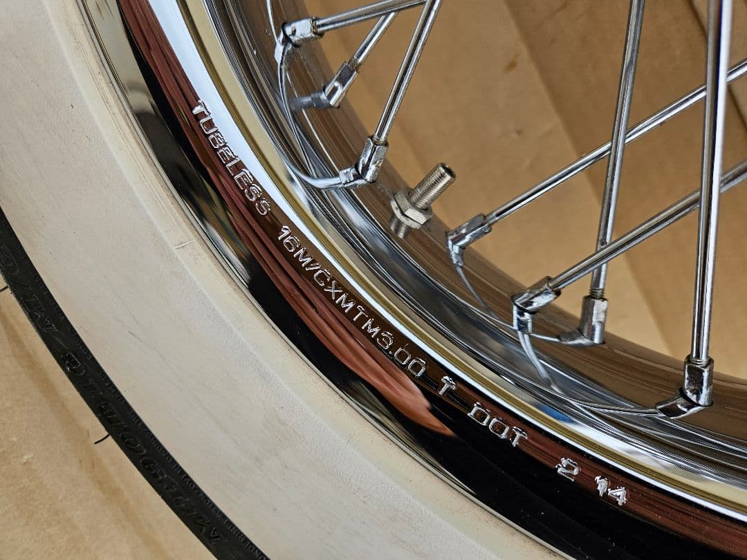 ハーレーFLSTC 純正フロントホイール