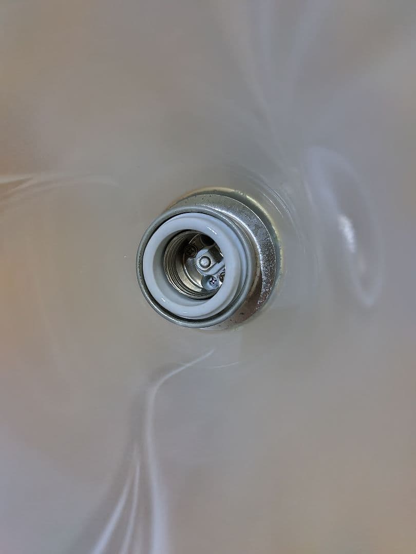 5灯シャンデリア ガラス・金属製