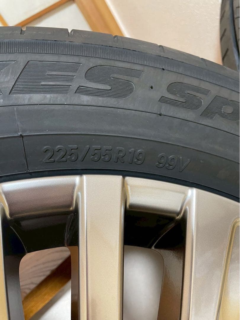 80ハリアー純正 TOYO PROXES 19インチホイール4本セット