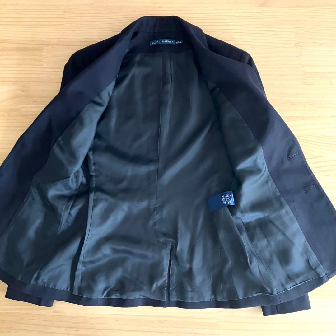美品 イタリア製 ラルフローレン ウール ジャケット エンブレム ブレザー 2