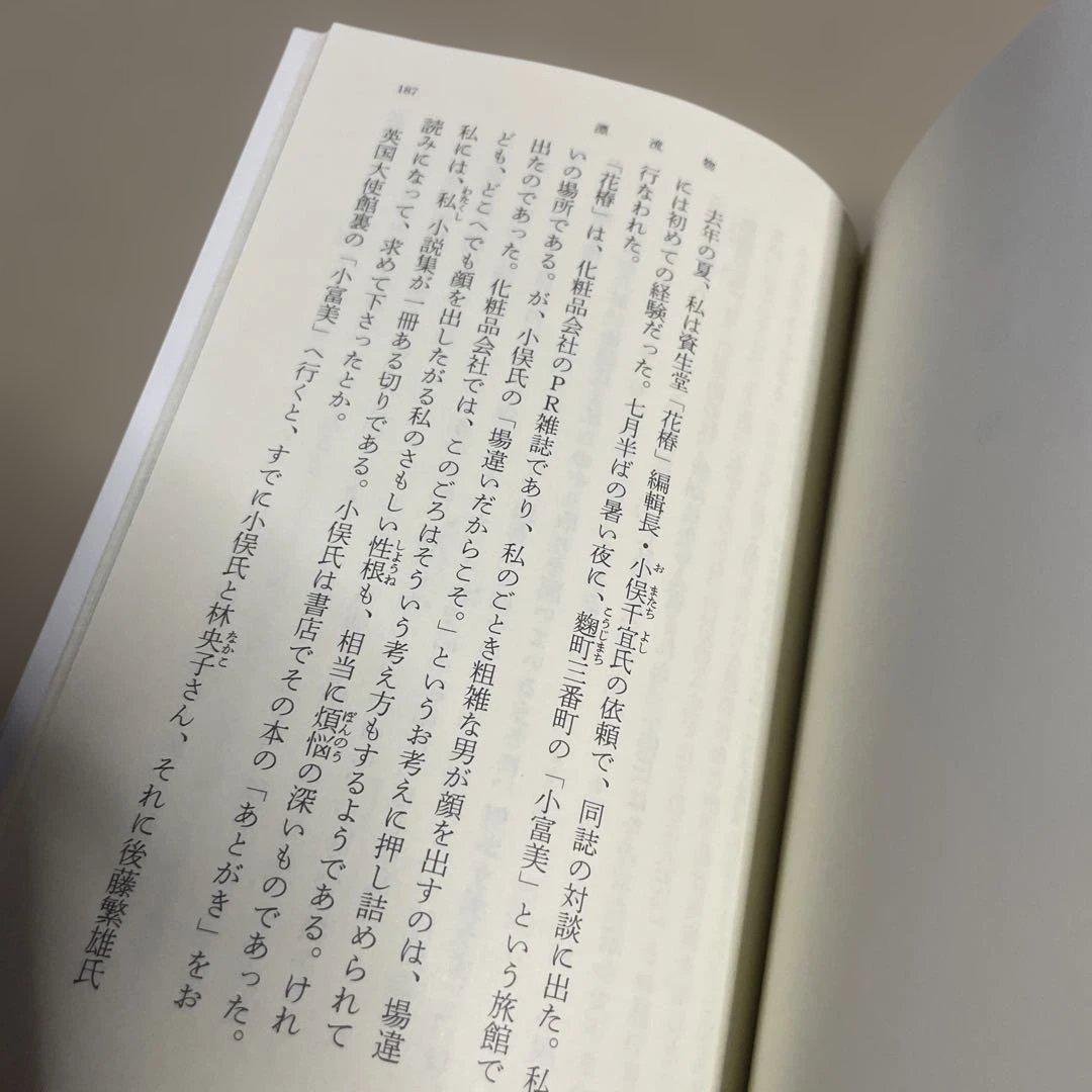 漂流物　◉車谷長吉　※新潮文庫　※平成19年7月20日3刷