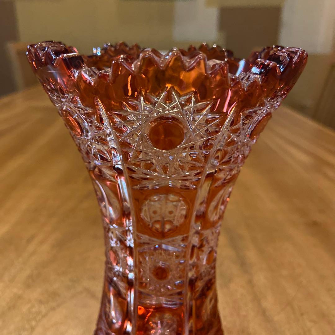 CAESARCRYSTAL BOHEMIAE24% クリスタルフラワーベース