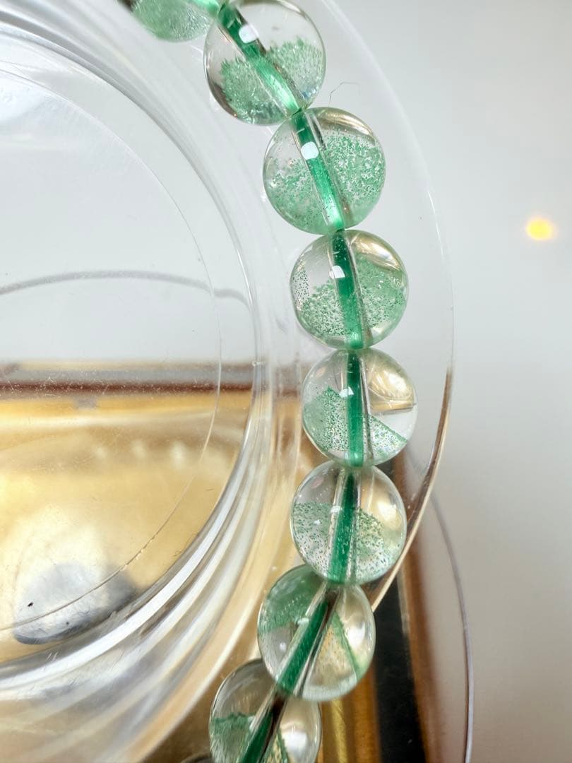 グリーンファントム　クォーツブレスレット【マダガスカル産】