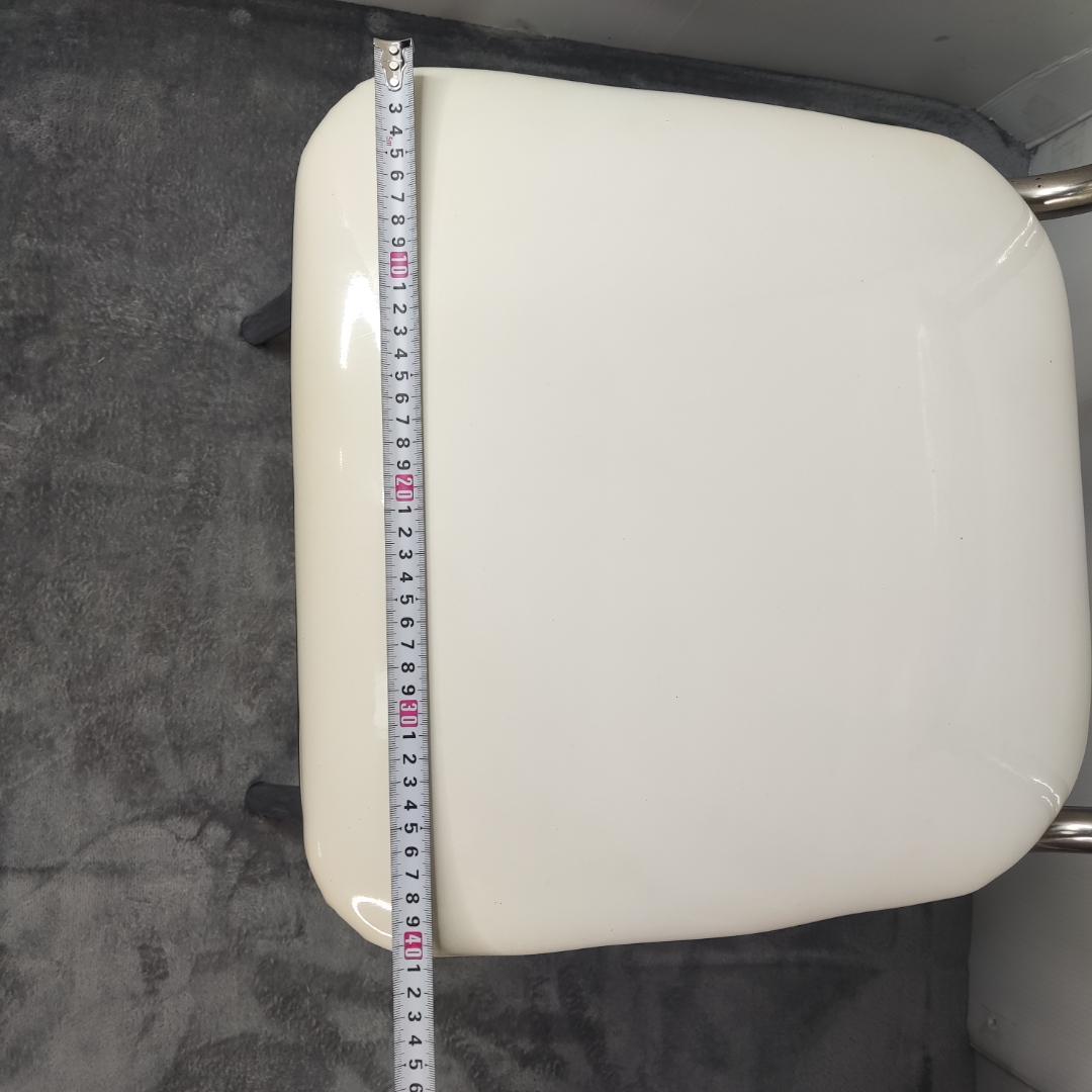 【2脚セット】ダイナーチェア　ホワイト　エナメル　レトロ　カントリー