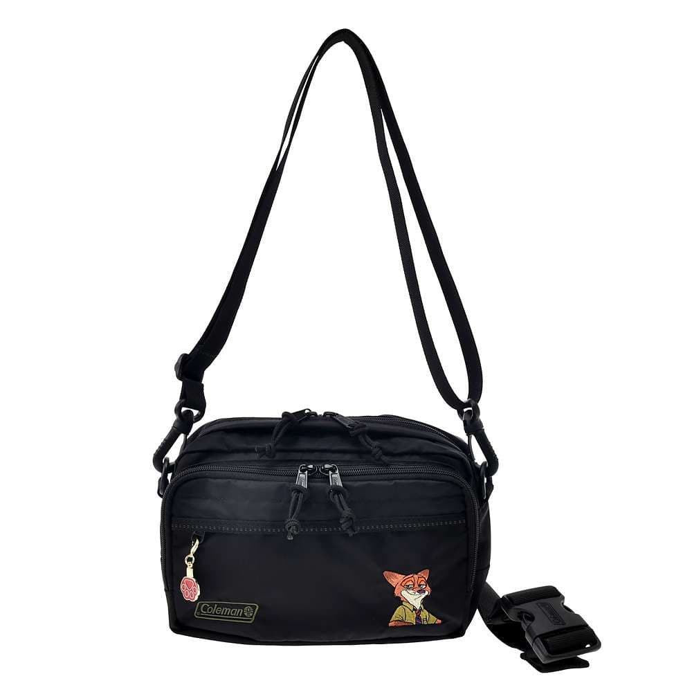 Coleman　ボディバッグ　ショルダーバッグ　ズートピア　ニック　刺繍
