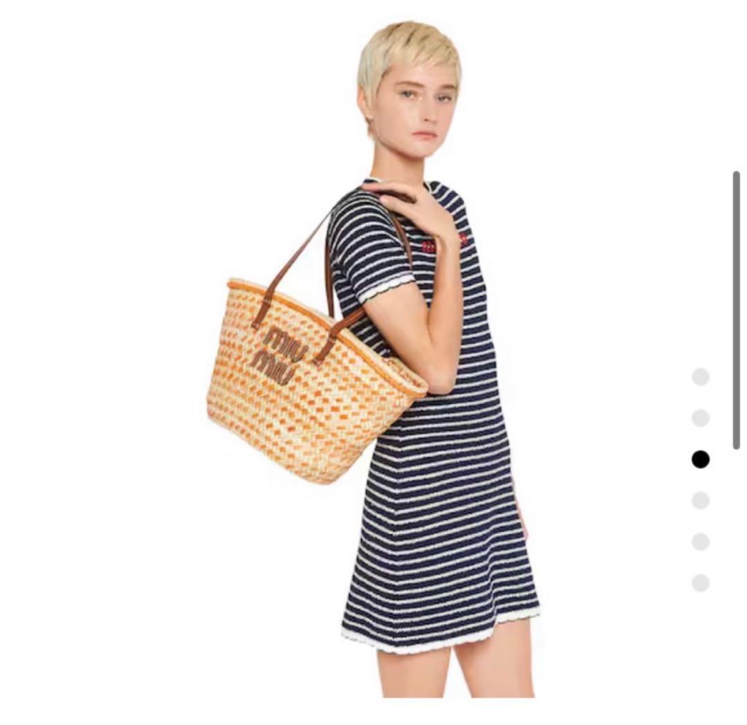 MIU MIU ラタン かごバッグ