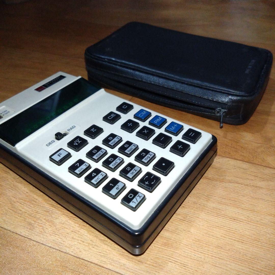 インテリアとしての蛍光管表示式関数電卓