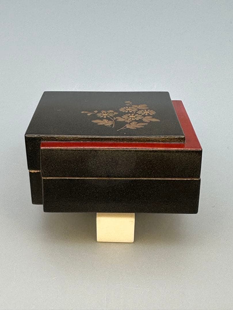 茶道具　香合　輪島　慶塚　菊色紙