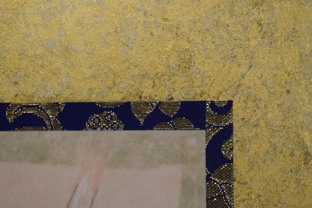 竹久夢二/美人画/北方の冬/木版画額/掛軸☆宝船☆Y-716　JM