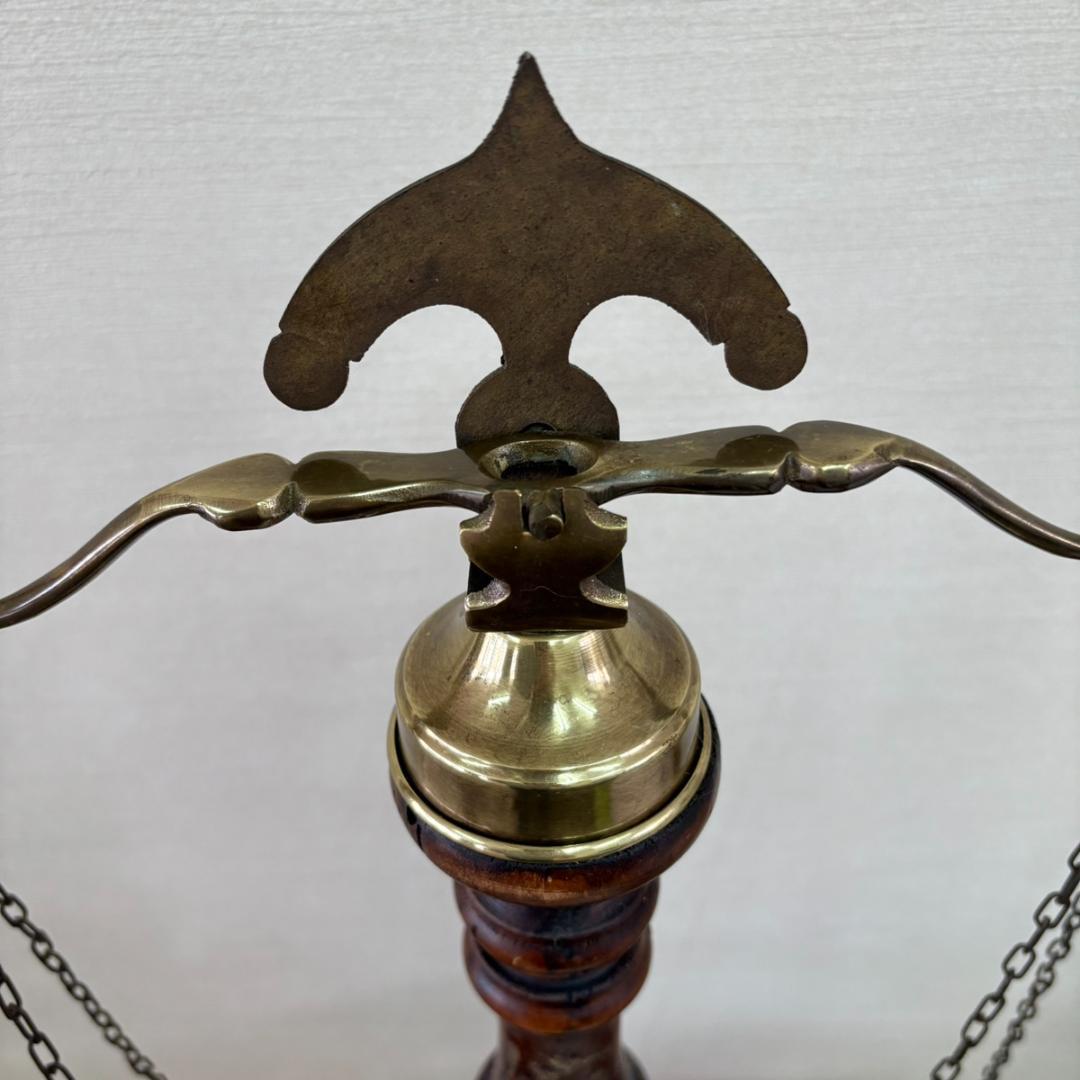 天秤 木製 ウッド アンティーク クラシック ヴィンテージ 大型 インテリア