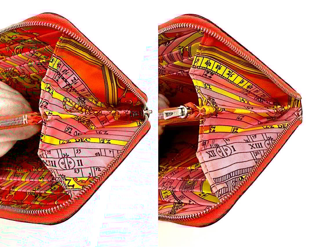 エルメス アザップ シルクイン ロング アザップロング ジップ 長財布