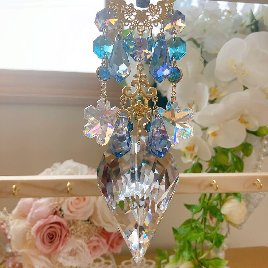 ままだま♪様♡*.スワロフスキー♡サンキャッチャー4点♡チャーム♡キーホルダー♡