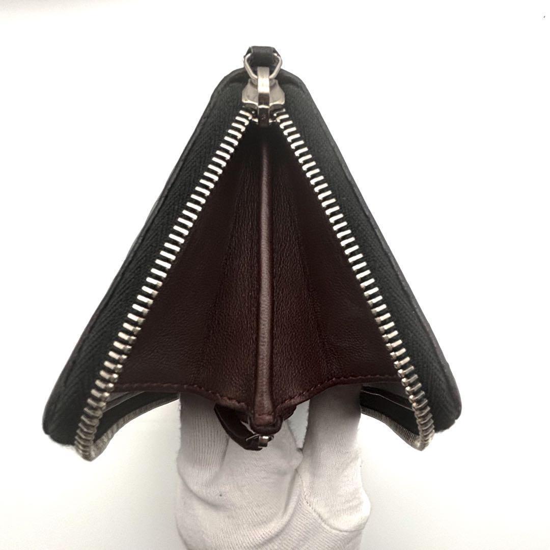 【美品✨】シャネル 長財布 シェブロン Vステッチ ラウンドジップ