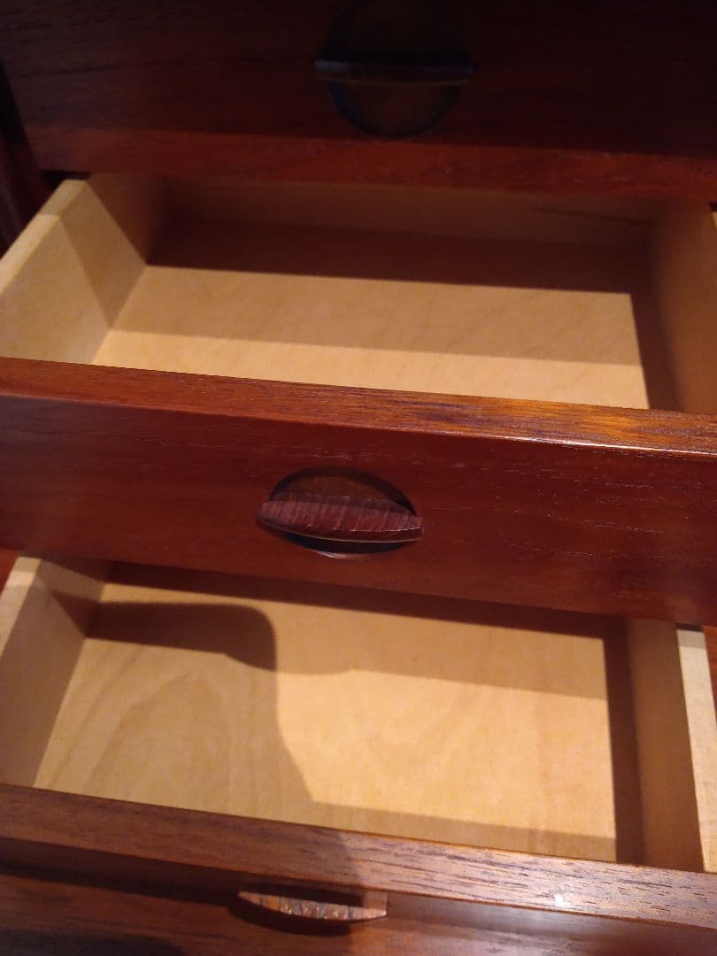 【美品】Johannes Sorth 蛇腹シェルフ チーク ヴィンテージシェルフ