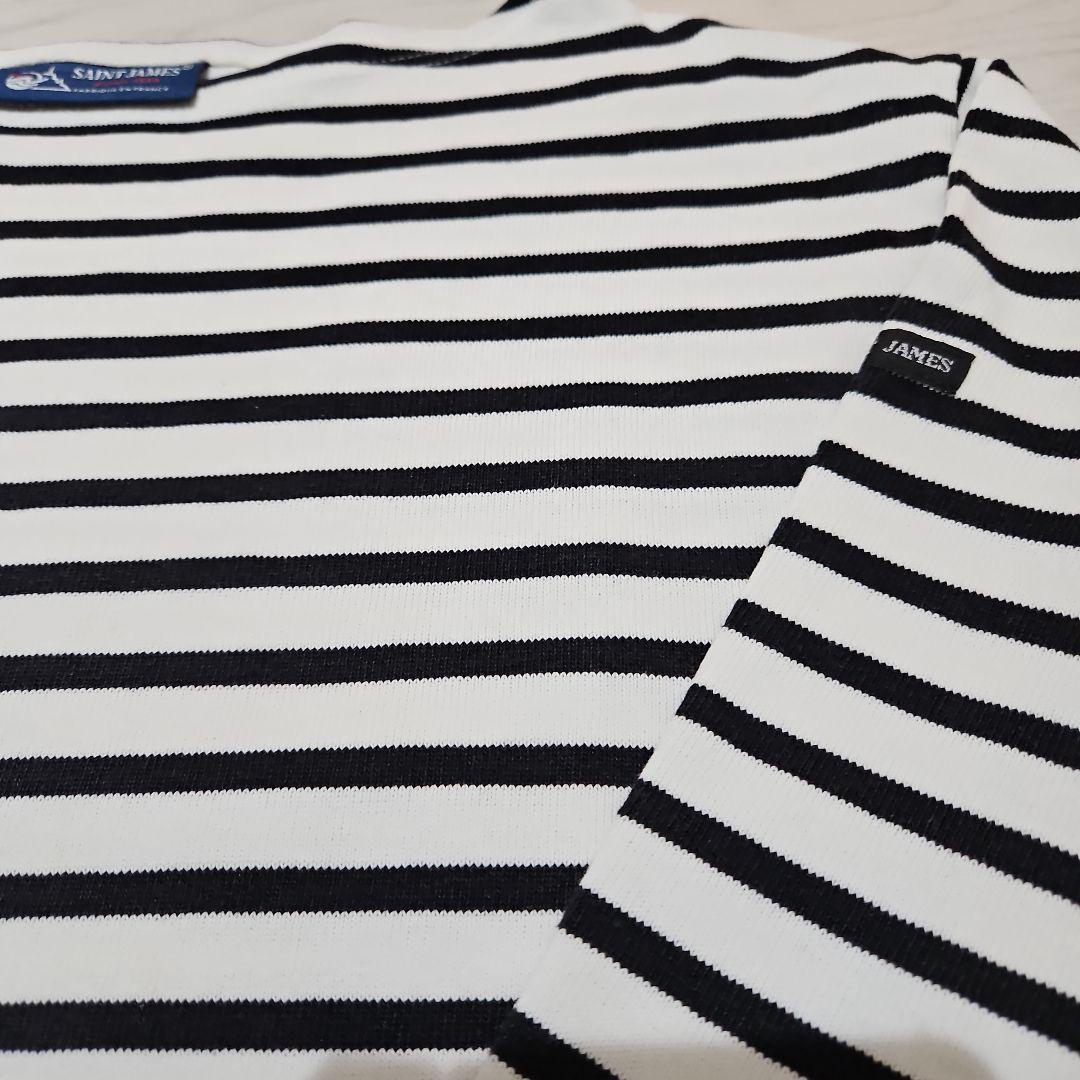 人気⭐美品　セントジェームス　ウエッソンT4サイズ　ホワイト×ブラック